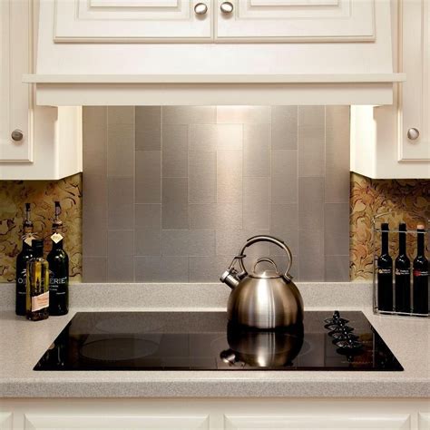 sheet metal backsplash|stainless steel piece for backsplash.